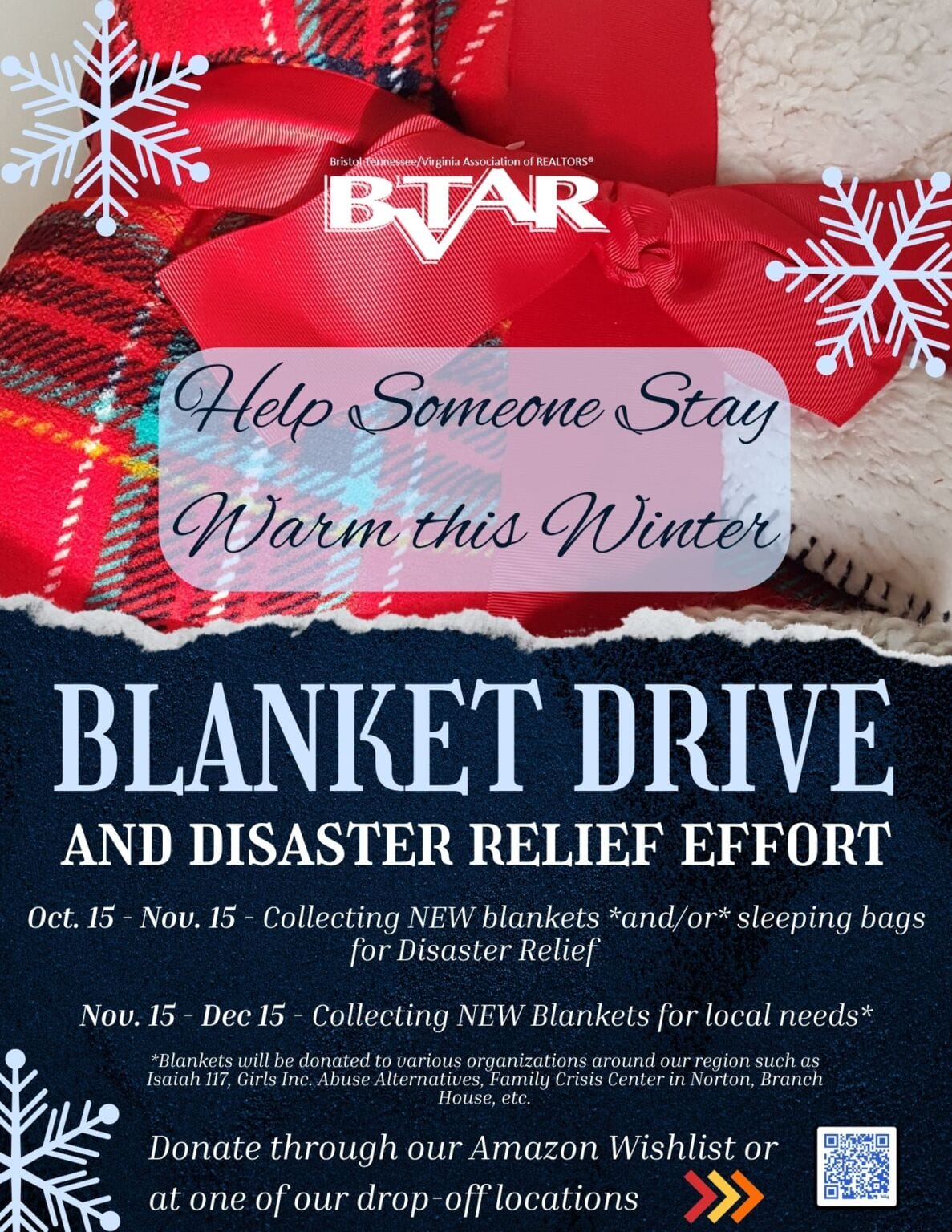 Blanket Drive Bristol Tennessee/Virginia Association of REALTORS®
